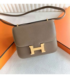 Konstanz Epsom Ck18 Etoupe Gri AltÄ±n DonanÄ±m 18 cm Tam El YapÄ±mÄ± Ghw