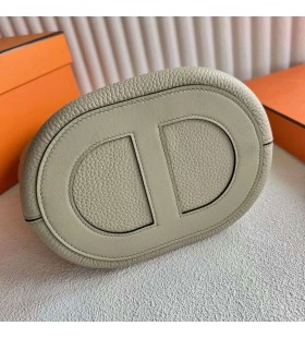 Döngü Clemence & Swift Q1 Adaçayı Yeşil Altın Donanım 18 cm Tam El Yapımı Ghw