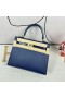 Kelly Toque de Epsom y Brillante de Cocodrilo Ck73 Gema azul Hardware de Oro GHW 25cm Completo hecho a Mano