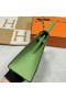 Kelly Epsom i3 Aguacate verde Hardware de Oro 25cm Completo hecho a Mano