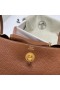 Lindy Clemence Ck37 Marrón de Oro de Oro de Hardware Ghw 26cm Completo hecho a Mano
