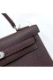 Kelly Togo Ck46 de ébano de Plata de Hardware Phw 25cm Completo hecho a Mano
