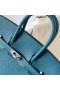 Birkin Togo W0 Vert Bosphore de Plata de Hardware Phw 25cm Completo hecho a Mano