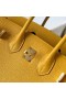 Birkin Togo 9D Ámbar amarillo Oro de Hardware 25cm Ghw Completo hecho a Mano