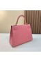 Kelly Avestruz 5P sakura rosa de Oro de Hardware 25cm Completo hecho a Mano Ghw