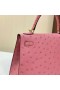 Kelly Avestruz 5P sakura rosa de Oro de Hardware 25cm Completo hecho a Mano Ghw