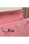 Kelly Avestruz 5P sakura rosa de Oro de Hardware 25cm Completo hecho a Mano Ghw