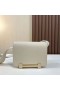 Bolsas de Geta Chever i2 Blanco Cremoso Hardware de Oro 20cm Completo hecho a Mano Ghw