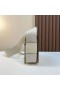 Bolsas de Geta Chever i2 Blanco Cremoso Hardware de Oro 20cm Completo hecho a Mano Ghw