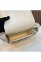 Bolsas de Geta Chever i2 Blanco Cremoso Hardware de Oro 20cm Completo hecho a Mano Ghw