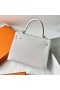 Kelly Epsom 01 Blanco Puro Oro de Hardware 25cm Completo hecho a Mano Ghw