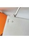 Kelly Epsom 01 Blanco Puro Oro de Hardware 25cm Completo hecho a Mano Ghw