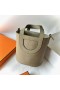 En El Bucle de Clemence & Swift Q1 verde Salvia 18cm de Oro de Hardware Completo hecho a Mano Ghw
