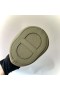 En El Bucle de Clemence & Swift Q1 verde Salvia 18cm de Oro de Hardware Completo hecho a Mano Ghw