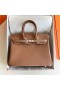 Birkin Togo Ck37 Marr&Atilde;&sup3;n de Oro de Plata de Hardware 25cm Completo hecho a Mano Phw