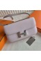 Bolsas de Constanza elan Epsom 09 de Luz de color Rosa Púrpura de Plata de Hardware 23cm de Full hechos a Mano Phw