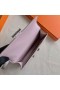 Bolsas de Constanza elan Epsom 09 de Luz de color Rosa Púrpura de Plata de Hardware 23cm de Full hechos a Mano Phw