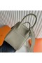Bolsas Mini Lindy Clemence Q1 Luz de color Caqui Verde Hardware de Oro 19cm Completo hecho a Mano Ghw