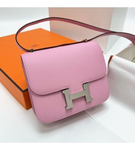 Constanza Epsom X9 malva, púrpura de Plata de Hardware Phw 18cm Completo hecho a Mano