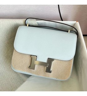 Constanza Epsom T0 Luz azul de Plata de Hardware 19cm Completo hecho a Mano