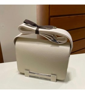 Nueva Geta Chevre i2 Cremoso blanco de Plata de Hardware 20cm Completo hecho a Mano