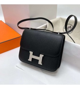 Constanza Epsom Ck89 Negro de Plata de Hardware Phw 18cm Completo hecho a Mano