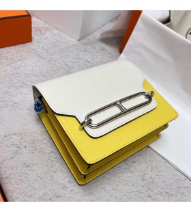 Roulis Evercolor 01 Blanco Puro & 9R Limón amarillo de Plata de Hardware Phw 18cm Completo hecho a Mano