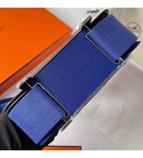 Geta Chevre 7T Azul Brillante de Plata de Hardware Phw 20cm Completo hecho a Mano