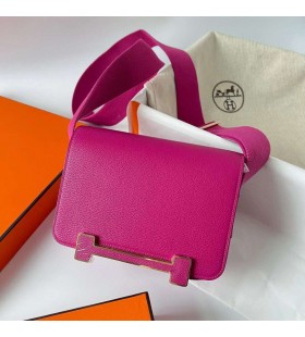 Geta Chevre L3 Rosa Púrpura de Oro de Hardware Ghw 20cm Completo hecho a Mano