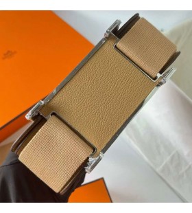 Geta Chevre 4B Caqui Plata de Hardware 20cm Phw Completo hecho a Mano