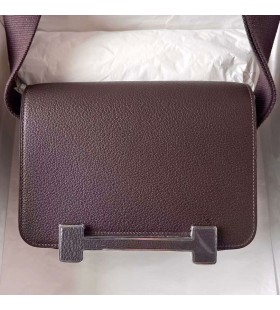 Geta Chevre 0G de color marrón Rojizo de Plata de Hardware 20cm Phw Completo hecho a Mano
