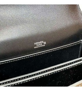 Roulis mate de cocodrilo cocodrilo Ck89 Negro de Plata de Hardware 18cm Completo hecho a Mano Phw