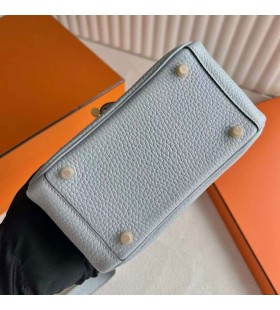 Mini Lindy Clemence T0 Luz Azul de Oro de Hardware 19cm Completo hecho a Mano Ghw