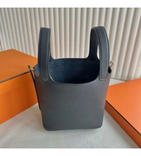 Picotin Clemence 2Z Azul Profundo de Oro de Hardware 18cm Completo hecho a Mano Ghw
