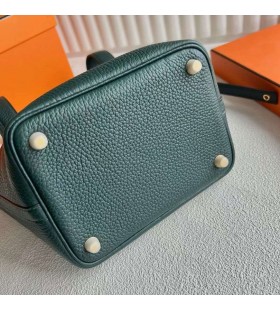 Picotin Clemence 6O de Pino verde Hardware de Oro de 18 cm Completo hecho a Mano Ghw