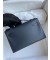 ميني كيلي pochette سويفت الأزرق النيلي الأجهزة الفضة PHW 22cm كامل اليدوية