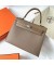 كيلي ابسوم Ck18 Etoupe Grey & 3G الكستناء & 4B البني الفاتح الأجهزة الفضة Phw 25cm كامل اليدوية