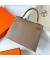 كيلي ابسوم Ck18 Etoupe Grey & 3G الكستناء & 4B البني الفاتح الأجهزة الفضة Phw 25cm كامل اليدوية