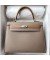 كيلي ابسوم Ck18 Etoupe Grey & 3G الكستناء & 4B البني الفاتح الأجهزة الفضة Phw 25cm كامل اليدوية