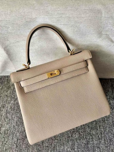 كيلي توغو S3 الخندق رمادي Ghw الأجهزة الذهب 25cm كامل اليدوية