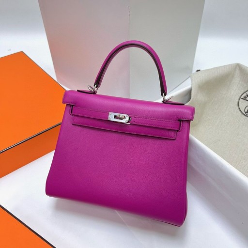 Kelly Swift Růže Růžová Stříbrná Hardware Phw 25cm Plný Handmade