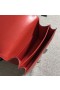Constance Aligátor Lesklá Ferrari červená Stříbrná Hardware 19cm Plná Ruční práce