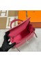 Kelly Swift 8W rtěnka růžová Stříbrná Hardware 25cm Plný Handmade