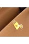Kelly Epsomu Golden Brown Gold Hardware Ghw 25cm Plný Handmade