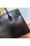 Birkin Sellier Box Ck89 Černá Stříbrná Hardware 25cm Plné Ruční Phw