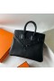 Birkin Stín Swift Ck89 Black Noir Silver Hardware 25cm Plné Ruční Phw