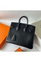 Birkin Stín Swift Ck89 Black Noir Silver Hardware 25cm Plné Ruční Phw