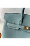 Birkin Togo 7G azurová Zlatý Hardware 25cm Plné Ghw RuÄnÄ