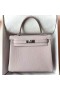 Kelly Clemence 09 Světle Fialová Růžová Stříbrná Hardware 25cm Plné Ruční Phw