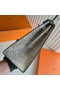 Kelly Ještěrka Přírodní barva Stříbrná Hardware 25cm Plné Ruční Phw